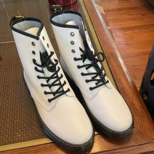 Dr. Martens White Zavala Boots